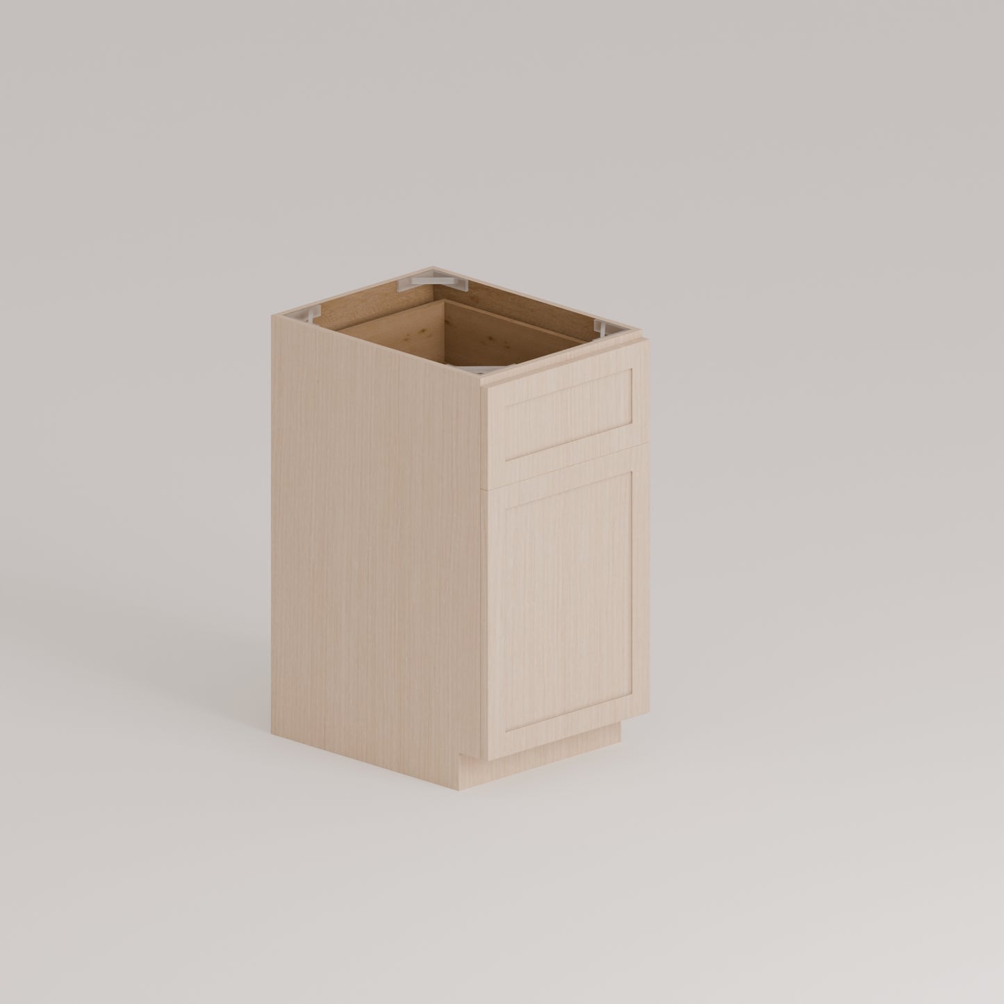 WASTE BASKET CABINET-1 DRAWER, 1 PULL-OUT DOOR