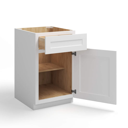 BASE CABINET-1 DRAWER, 1 DOOR, 1 ADJUSTABLE SHELF