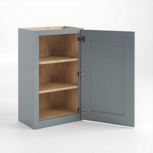 WALL CABINET 36"H -1 DOOR, 2 ADJUSTABLE SHELVES