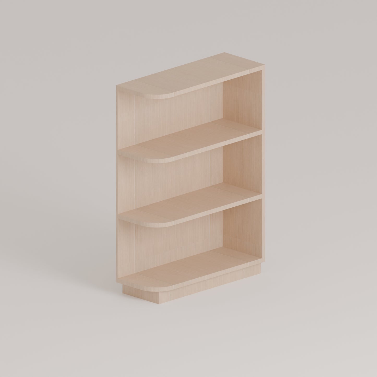 BASE END OPEN SHELF-3 FIXED SHELF