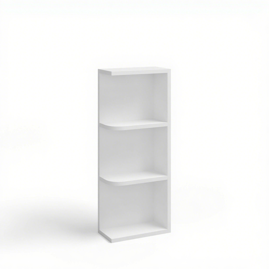 WALL OPEN END SHELF - NO DOOR, 2 FIXED SHELVES