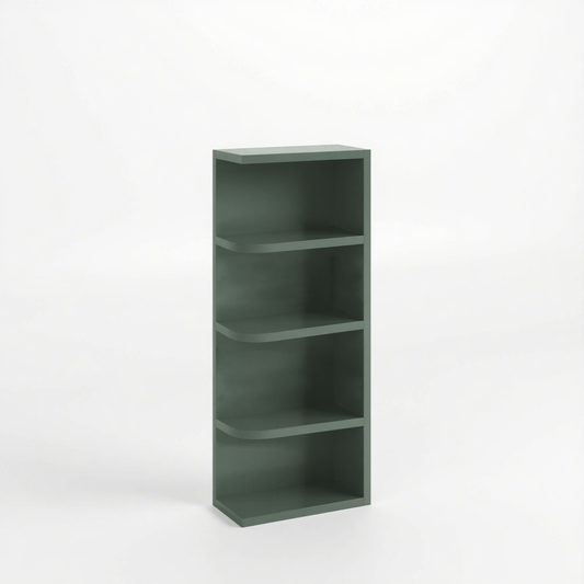 WALL OPEN END SHELF - NO DOOR, 3 FIXED SHELVES