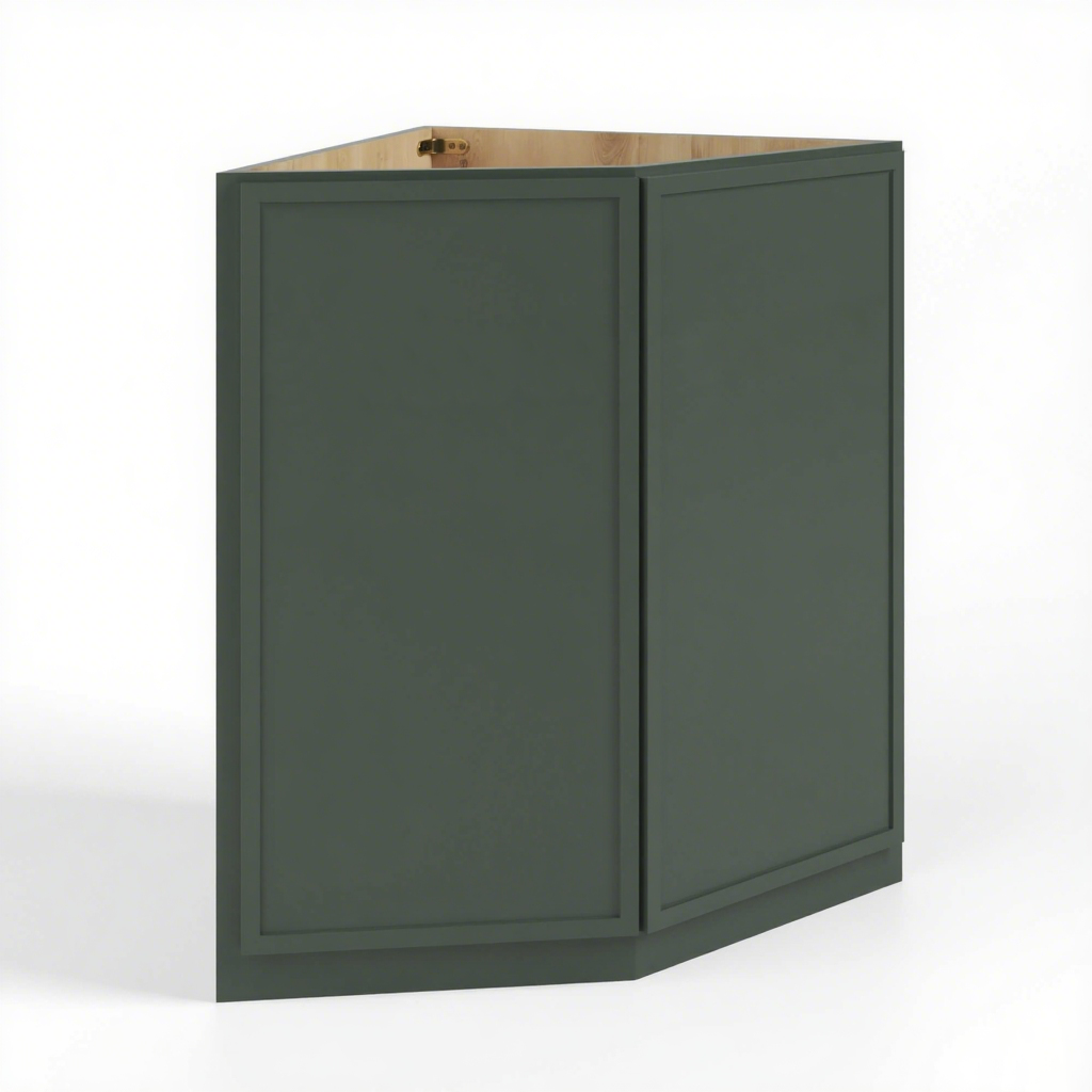 WALL END CORNER- 2 DOORS, 2 SHELVES