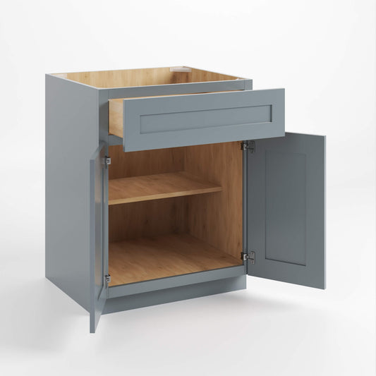 BASE CABINET-1 DRAWER, 2 DOOR, 1 ADJUSTABLE SHELF