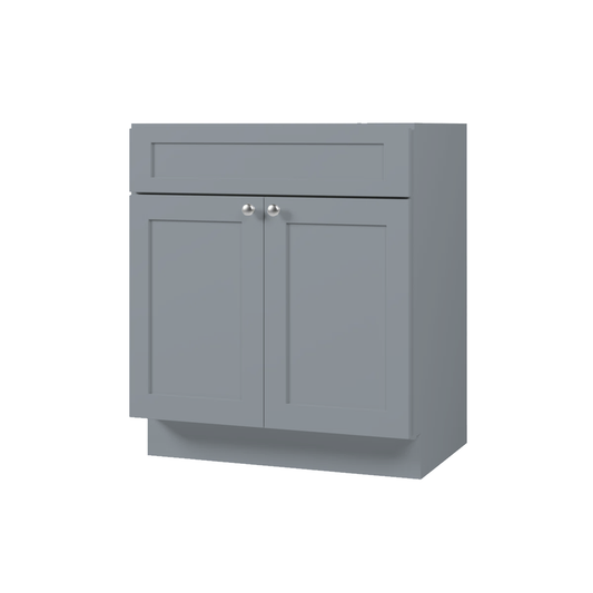 VANITY SINK BASE CABINET - 1 DUMMY DRAWER, 2 DOORS