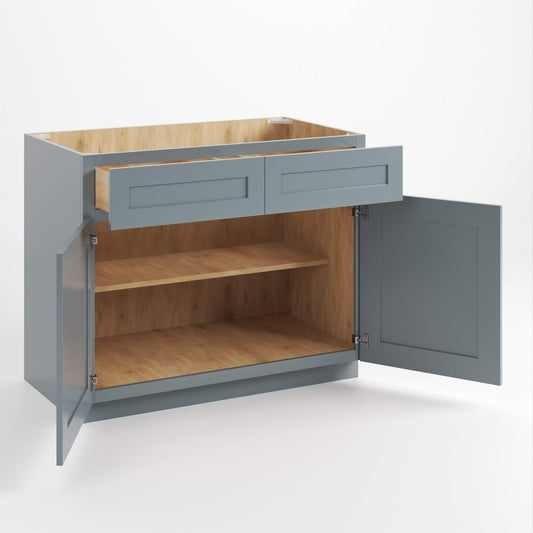 BASE CABINET-2 DRAWER, 2 DOOR, 1 ADJUSTABLE SHELF