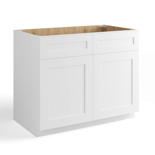 BASE CABINET-2 DRAWER, 2 DOOR, 1 ADJUSTABLE SHELF