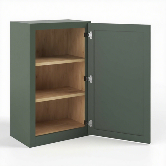 WALL CABINET-1 DOOR, 3 ADJUSTABLE SHELVES