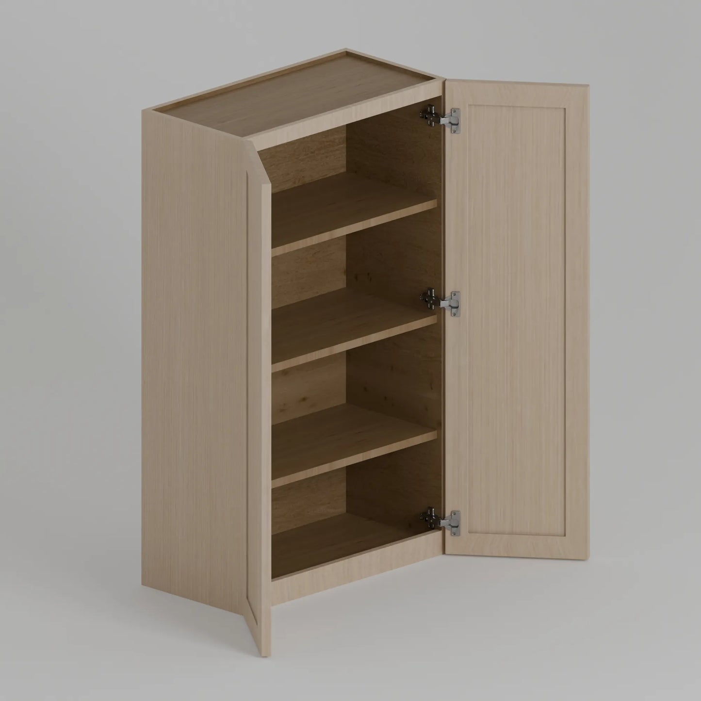 WALL CABINET 42"H - 2 DOORS, 3 ADJUSTABLE SHELVES