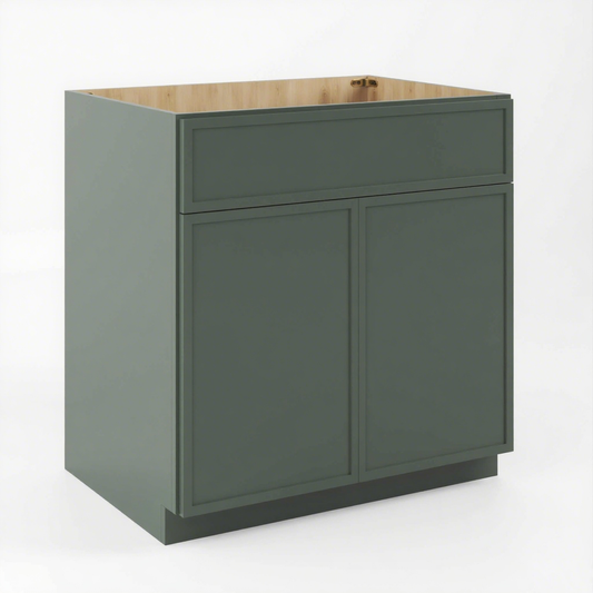 SINK BASE CABINET-2 DUMMY DRAWERS, 2 DOORS