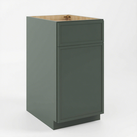 WASTE BASKET CABINET-1 DRAWER, 1 PULL-OUT DOOR