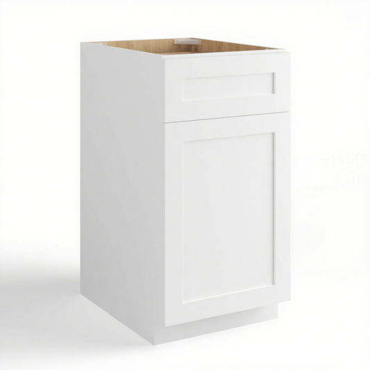 WASTE BASKET CABINET-1 DRAWER, 1 PULL-OUT DOOR