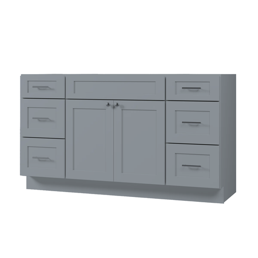 VANITY SINK BASE CABINET - 6 DRAWERS,2 DOORS, 1 DUMMY DRAWER