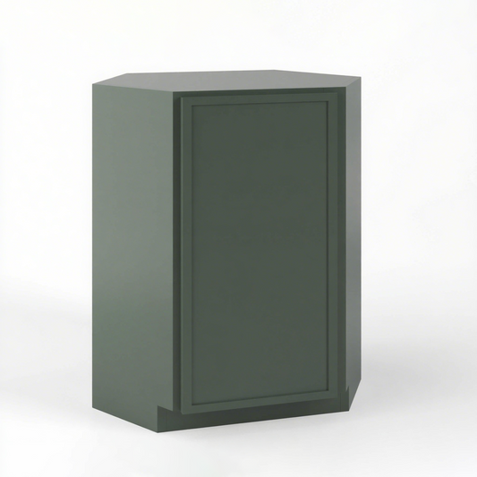 WALL DIAGONAL CORNER - 1 DOOR, 2 ADJUSTABLE SHELVES