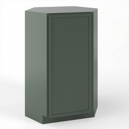 WALL DIAGONAL CORNER - 1 DOOR, 3 ADJUSTABLE SHELVES