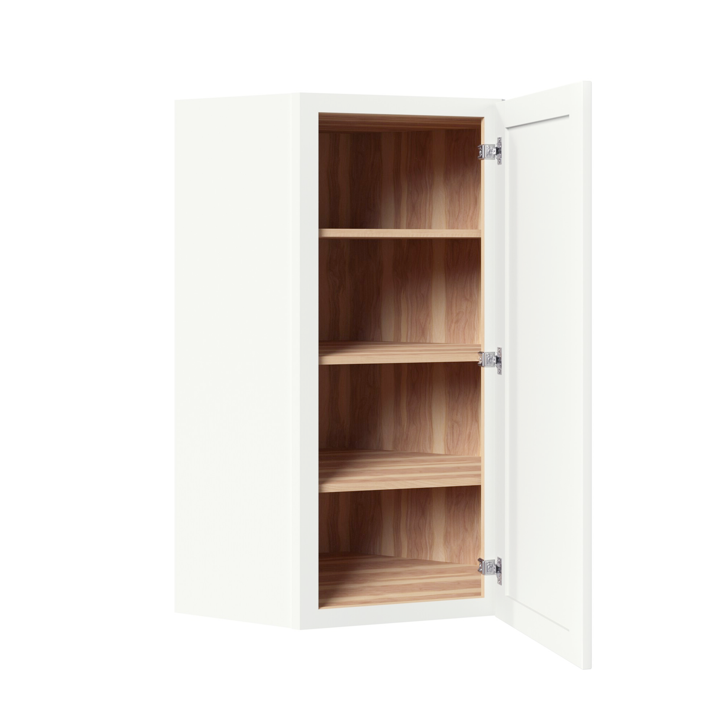 WALL DIAGONAL CORNER - 1 DOOR, 3 ADJUSTABLE SHELVES