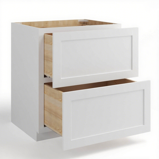 BASE DOUBLE DRAWER CABINET-2 DRAWERS