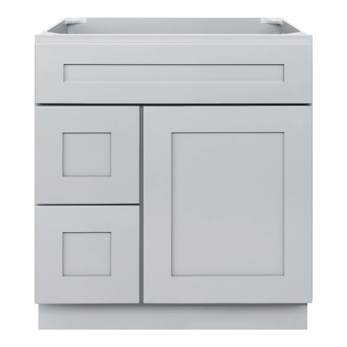 VANITY SINK BASE CABINET - 1 DUMMY DRAWER,2 DRAWERS, 1 DOOR