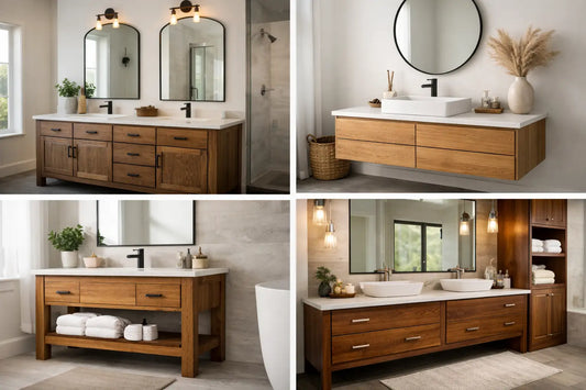 12 Wood Vanity Bathroom Ideas That Work Hard