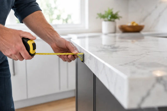 How to Measure Countertop Overhang Correctly