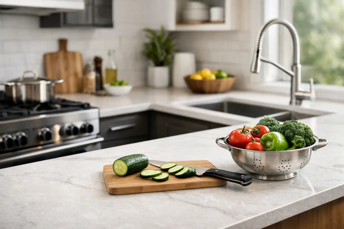 Quartz Countertops for Kitchens That Work Hard