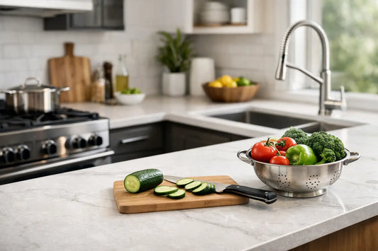 Quartz Countertops for Kitchens That Work Hard