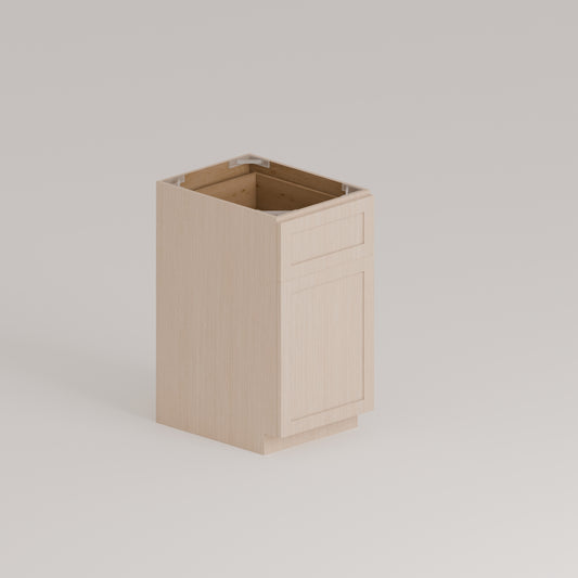 WASTE BASKET CABINET-1 DRAWER, 1 PULL-OUT DOOR