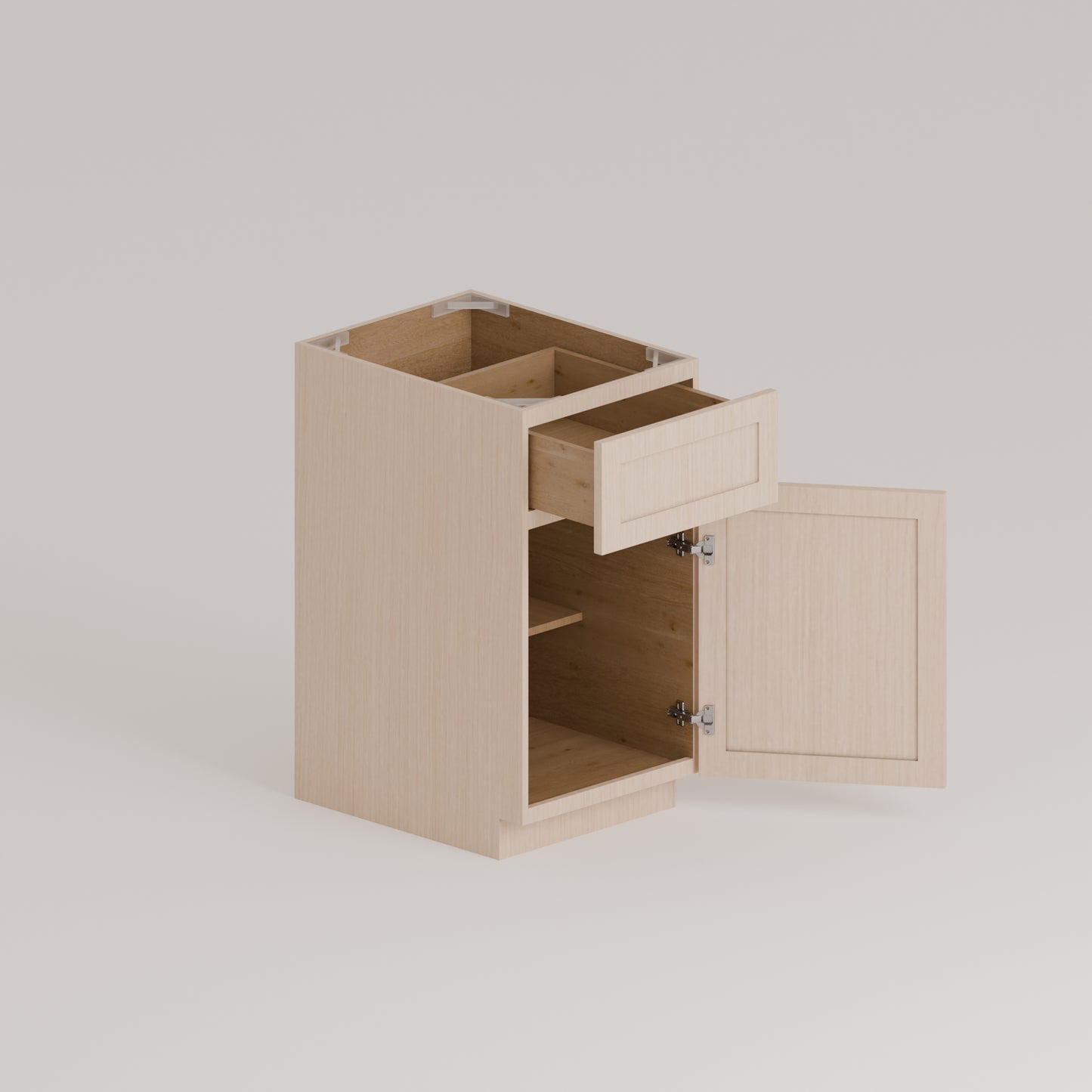 BASE CABINET-1 DRAWER, 1 DOOR, 1 ADJUSTABLE SHELF