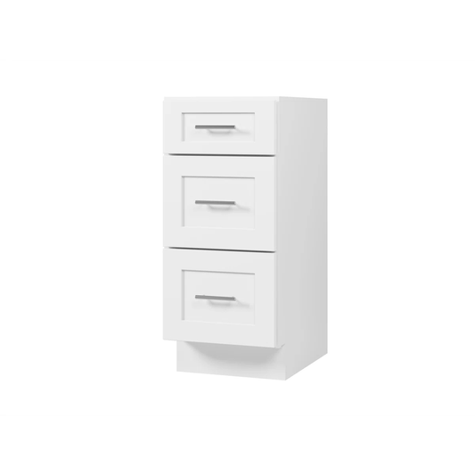 VANITY DRAWER BASE CABINET - 3 DRAWERS