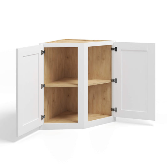 WALL END CORNER- 2 DOORS, 2 SHELVES