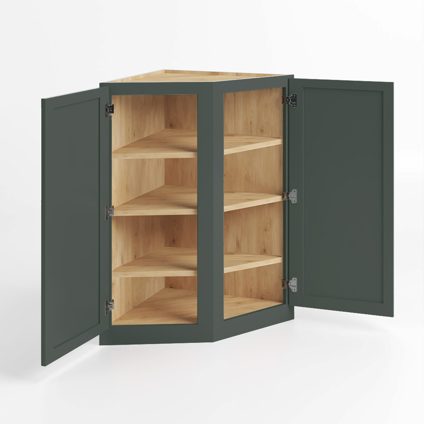 WALL END CORNER - 2 DOOR, 3 SHELVES