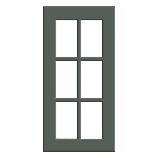 GLASS DOOR WITH MULLIONS