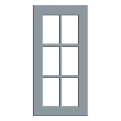 GLASS DOOR WITH MULLIONS