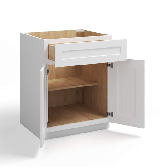 BASE CABINET-1 DRAWER, 2 DOOR, 1 ADJUSTABLE SHELF