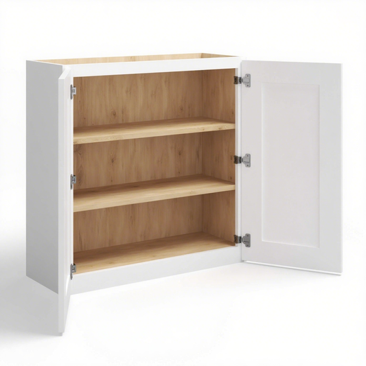 WALL CABINET 30"H - 2 DOORS, 2 ADJUSTABLE SHELVES