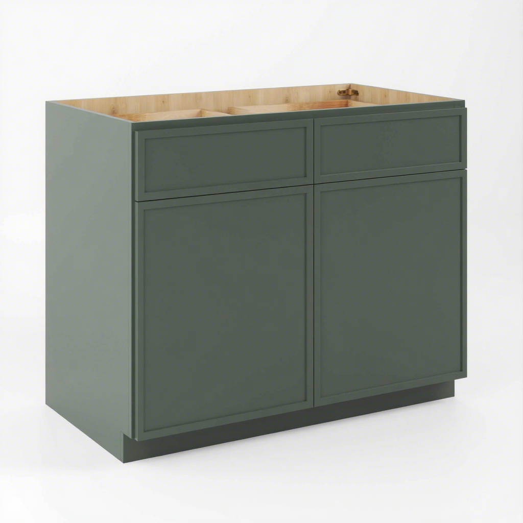 BASE CABINET-2 DRAWER, 2 DOOR, 1 ADJUSTABLE SHELF