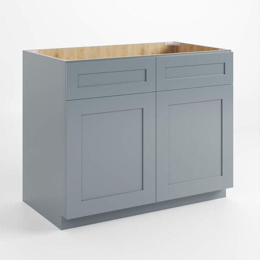 BASE CABINET-2 DRAWER, 2 DOOR, 1 ADJUSTABLE SHELF