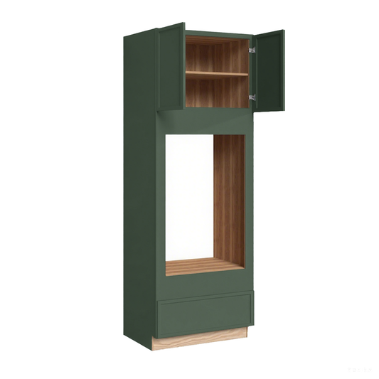 DOUBLE OVEN CABINET - 2 UPPER DOORS AND 1 LOWER DRAWER