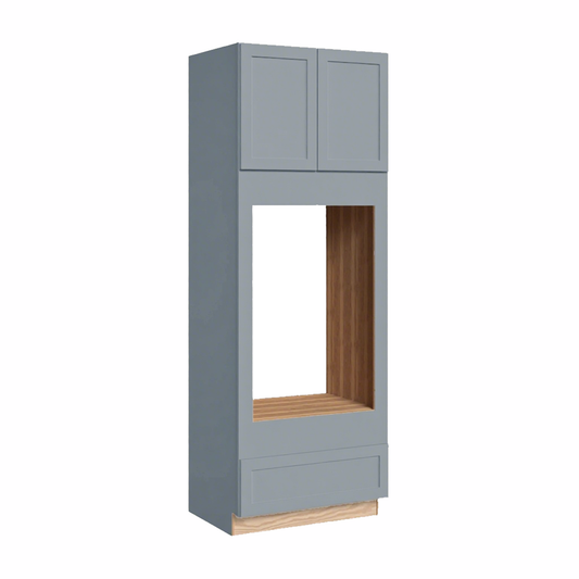 DOUBLE OVEN CABINET - 2 UPPER DOORS AND 1 LOWER DRAWER