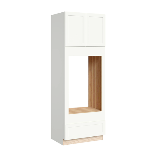 DOUBLE OVEN CABINET - 2 UPPER DOORS AND 1 LOWER DRAWER