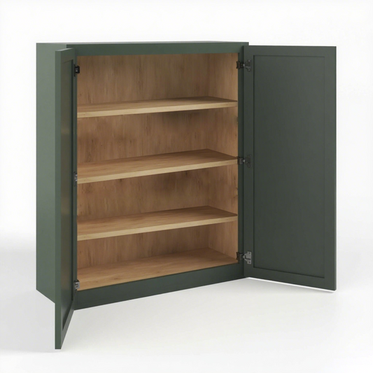 WALL CABINET- 2 DOORS, 3 ADJUSTABLE SHELVES