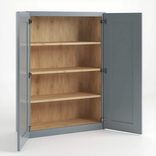 WALL CABINET 42"H - 2 DOORS, 3 ADJUSTABLE SHELVES