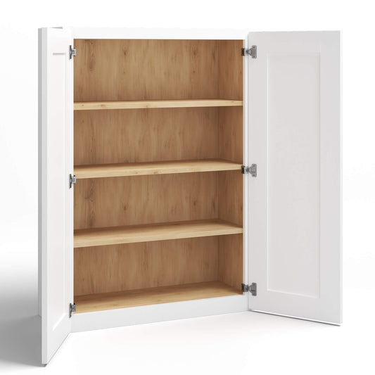 WALL CABINET 42"H - 2 DOORS, 3 ADJUSTABLE SHELVES