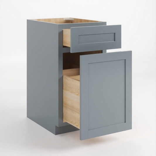 WASTE BASKET CABINET-1 DRAWER, 1 PULL-OUT DOOR