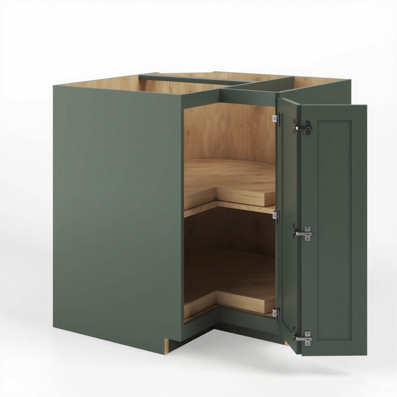 LAZY SUSAN-2 FULL HEIGHT FOLDING DOORS