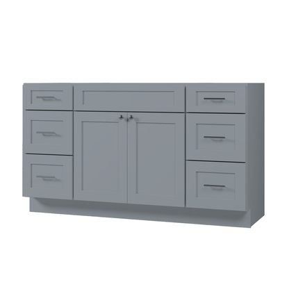 VANITY SINK BASE CABINET - 6 DRAWERS,2 DOORS, 1 DUMMY DRAWER
