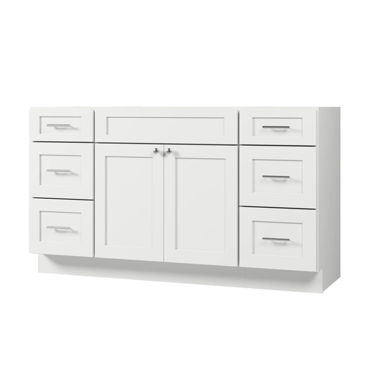 VANITY SINK BASE CABINET - 6 DRAWERS,2 DOORS, 1 DUMMY DRAWER