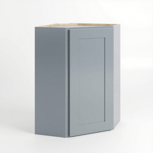 WALL DIAGONAL CORNER - 1 DOOR, 2 ADJUSTABLE SHELVES