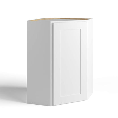 WALL DIAGONAL CORNER - 1 DOOR, 2 ADJUSTABLE SHELVES