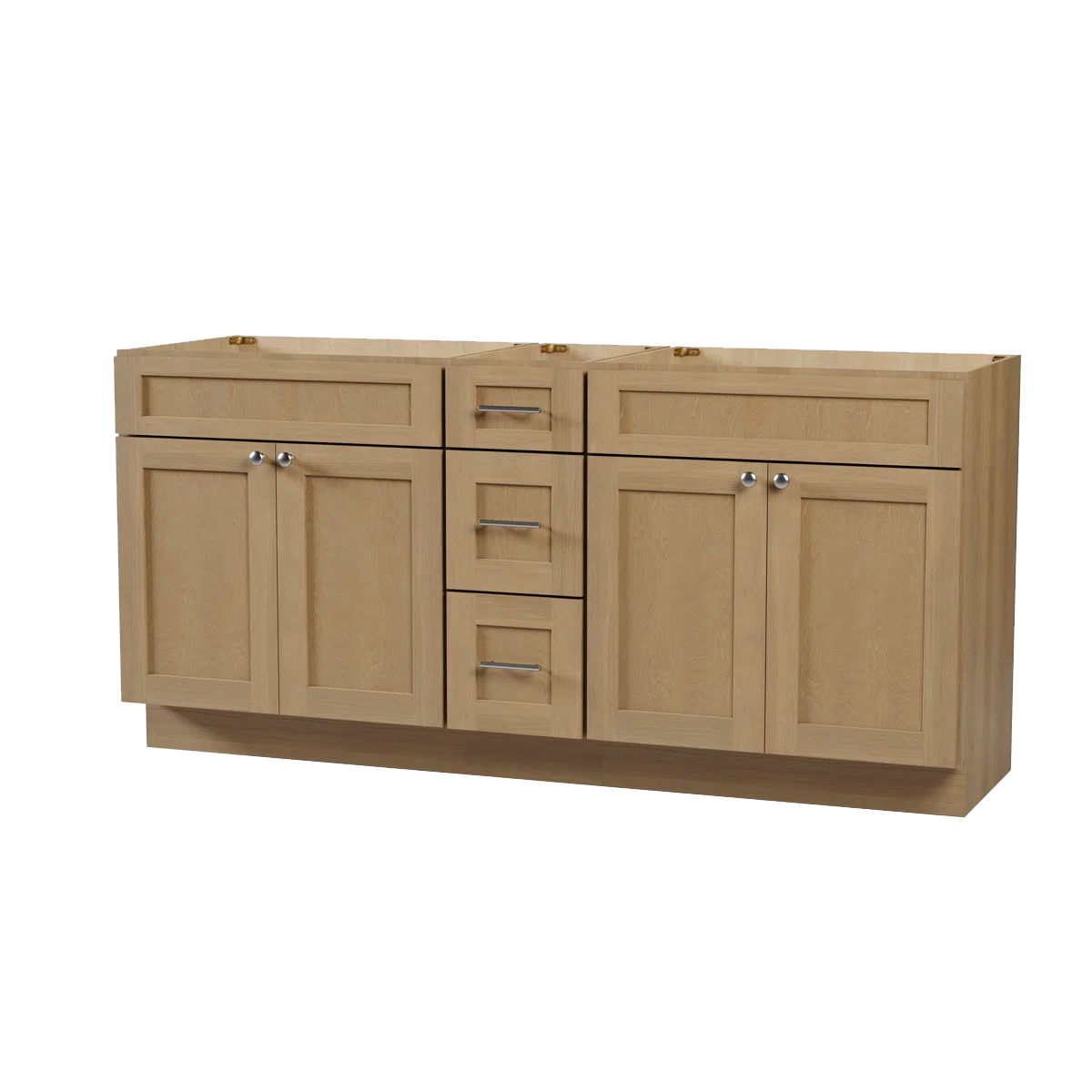 VANITY SINK BASE CABINET - 3 DRAWERS, 4 DOORS